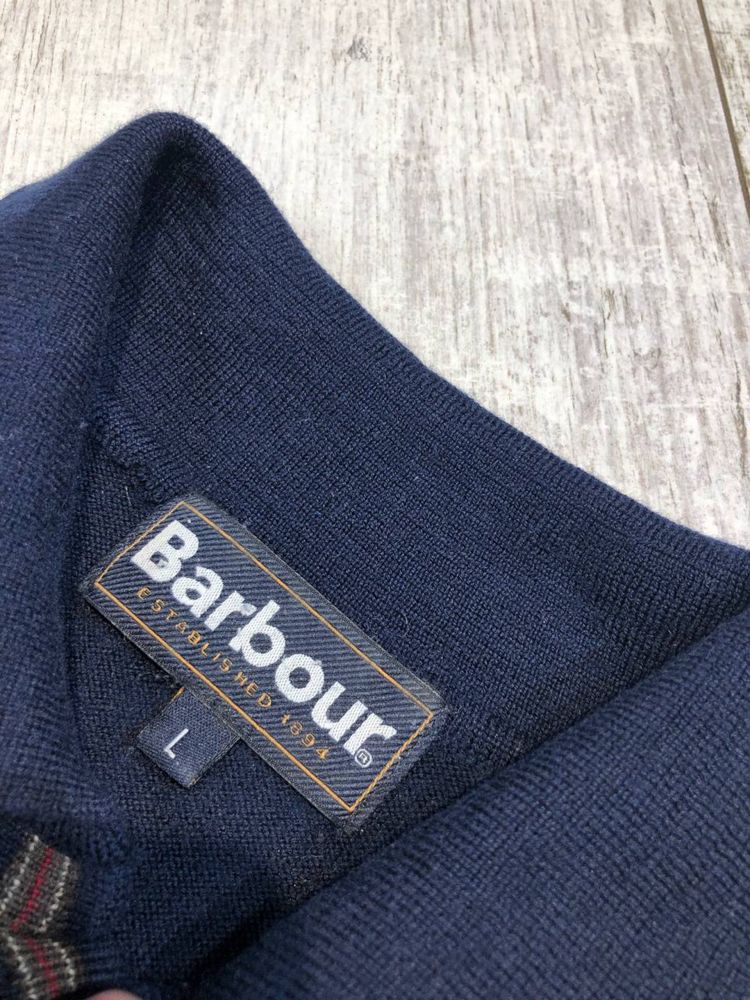 Стильная мужская кофта шерстяная Barbour