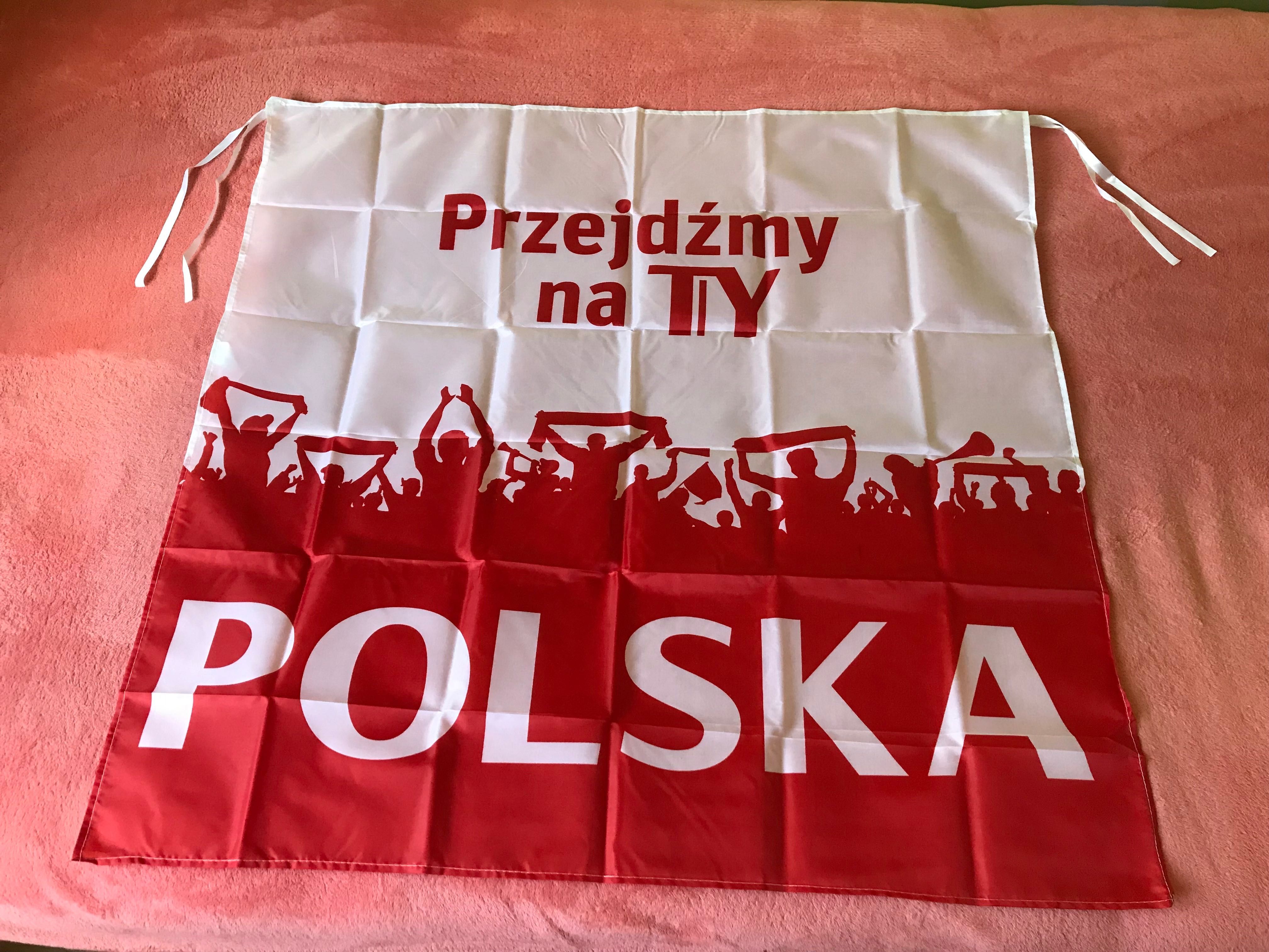 Flaga Tyskie 90x90 cm Polska