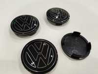 4 centros para jante, kit completo pronto a aplicar vw