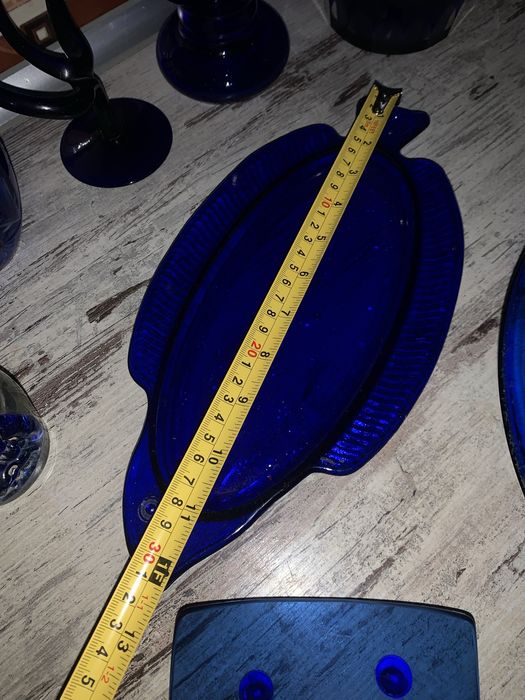 Ваза графин кувшин   блюдо селедочницв кобальт