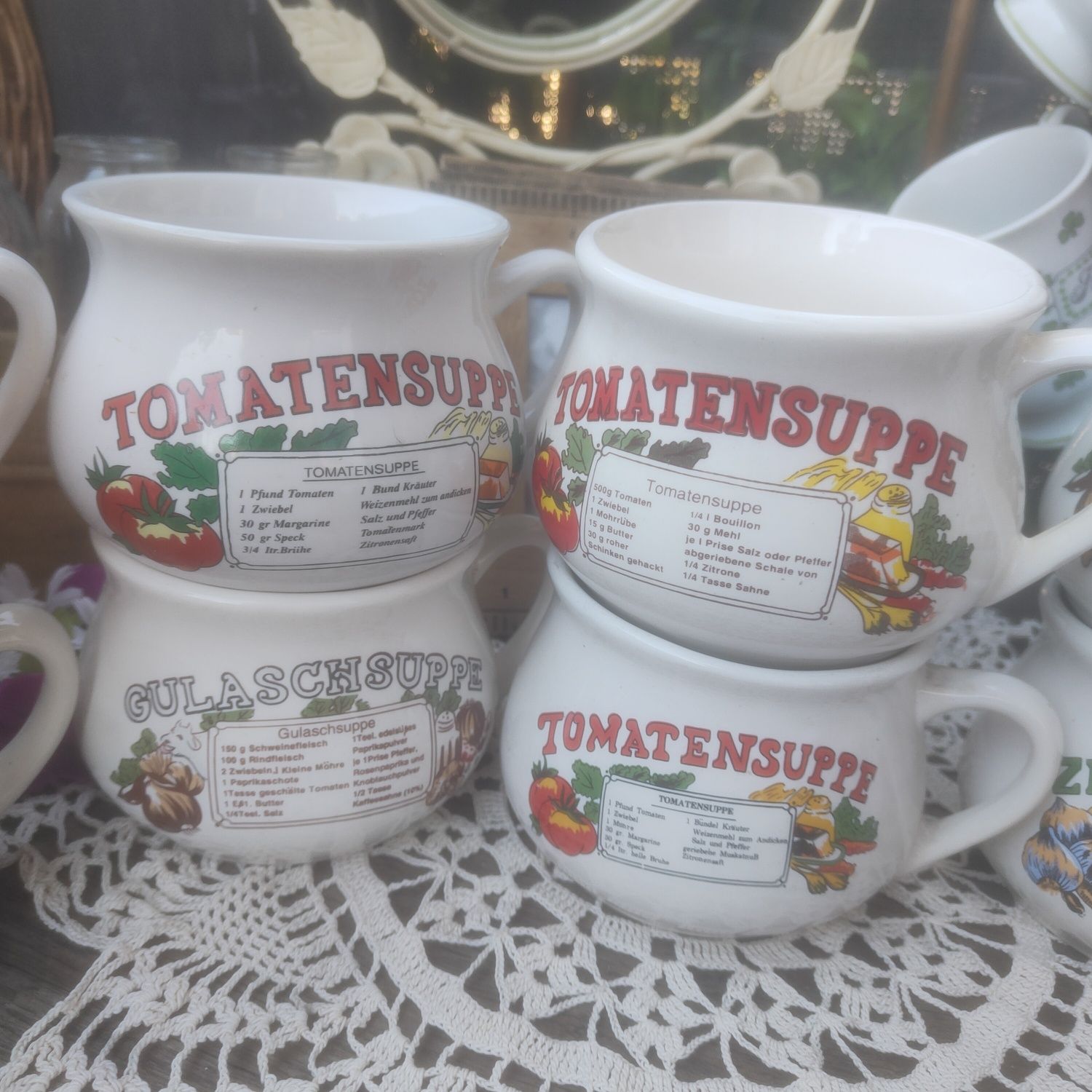 Bulionowki, kubki na zupę