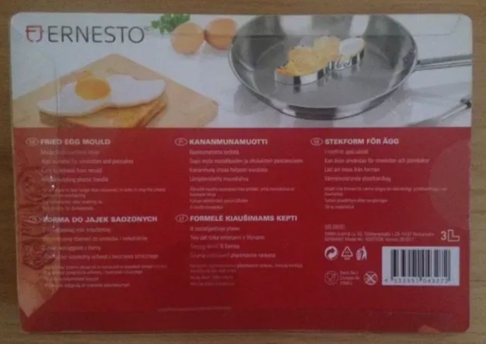Forma do jajek sadzonych, omletów bądź naleśników - Ernesto