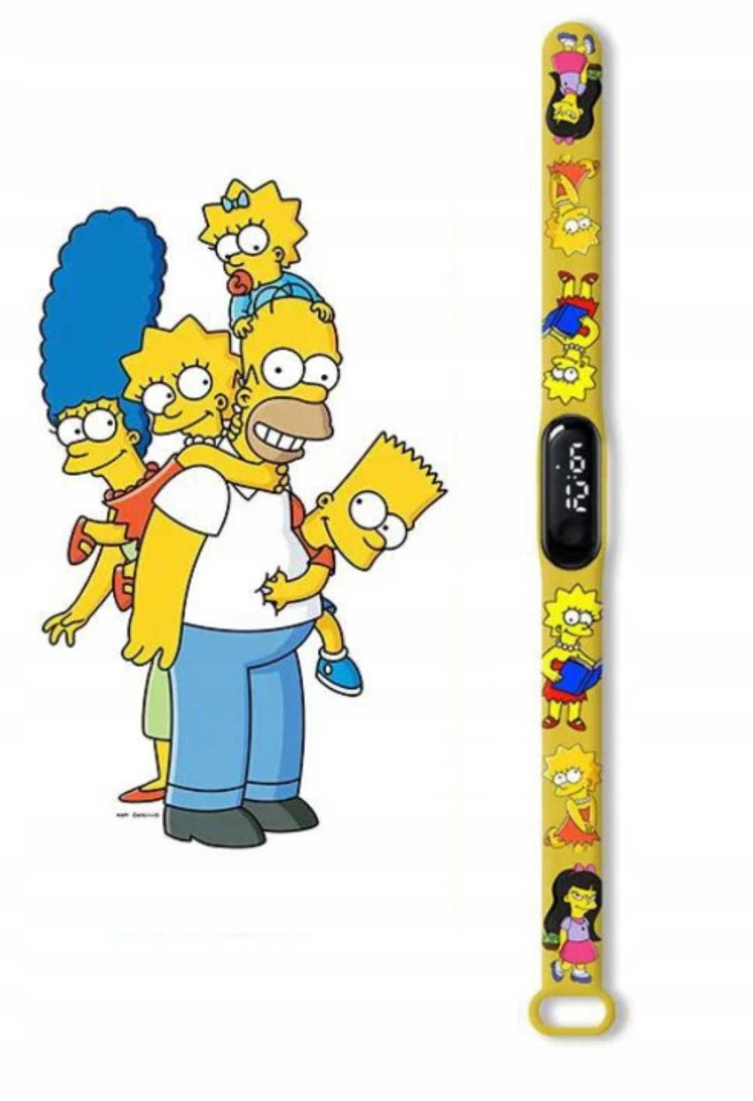 Zegarek Cyfrowy Led Simpson