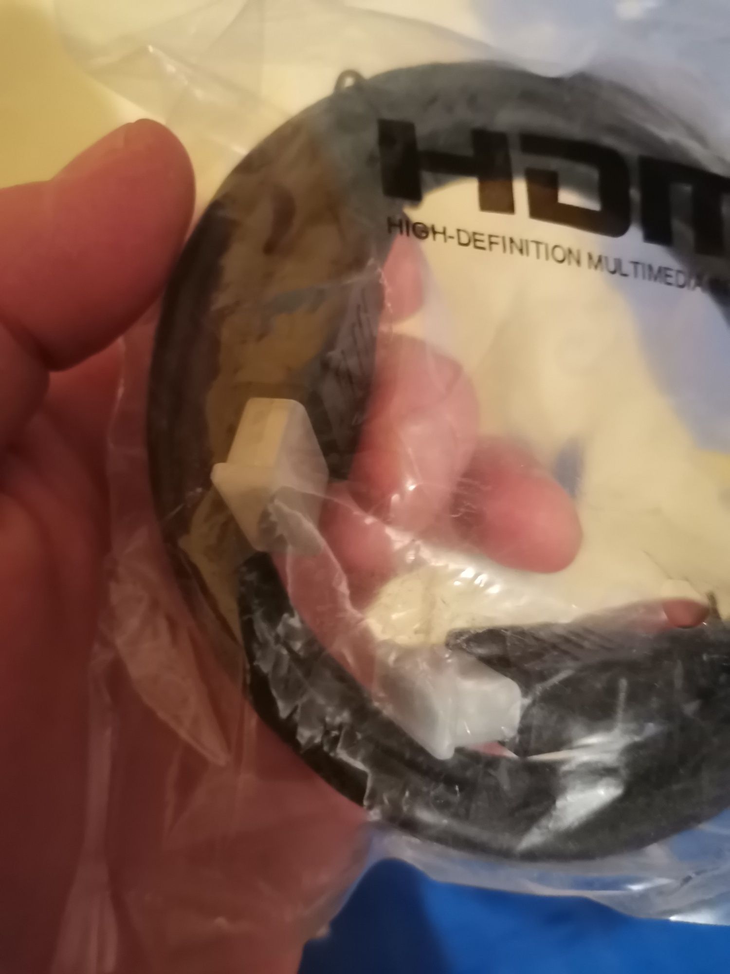nowy kabel HDMI do dekodera tunera TV naziemnej DVB-T2 H.265 HEVC