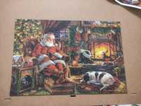 Trefl wood craft świąteczny wieczór 500 puzzle kompletne