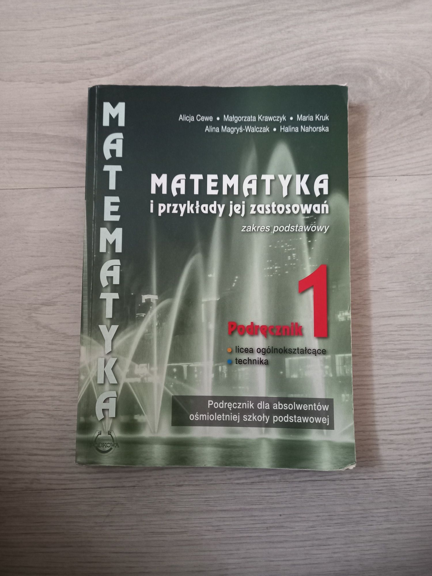 Książka do matematyki do szkół średnich