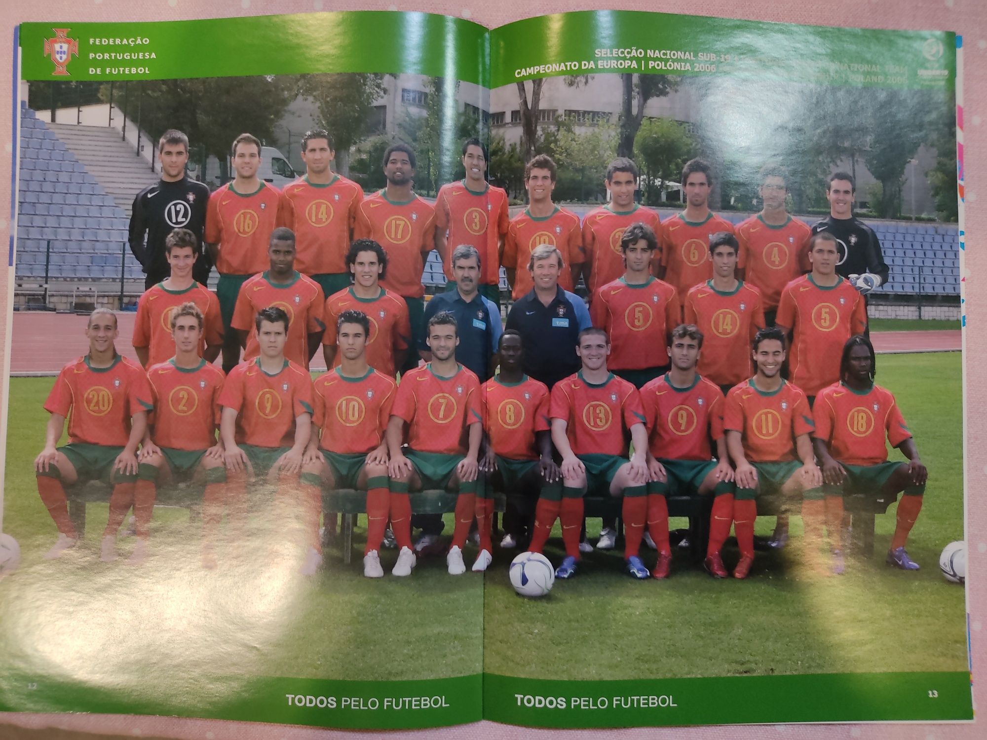 Programa seleção de Portugal sub 19 Polónia 2006