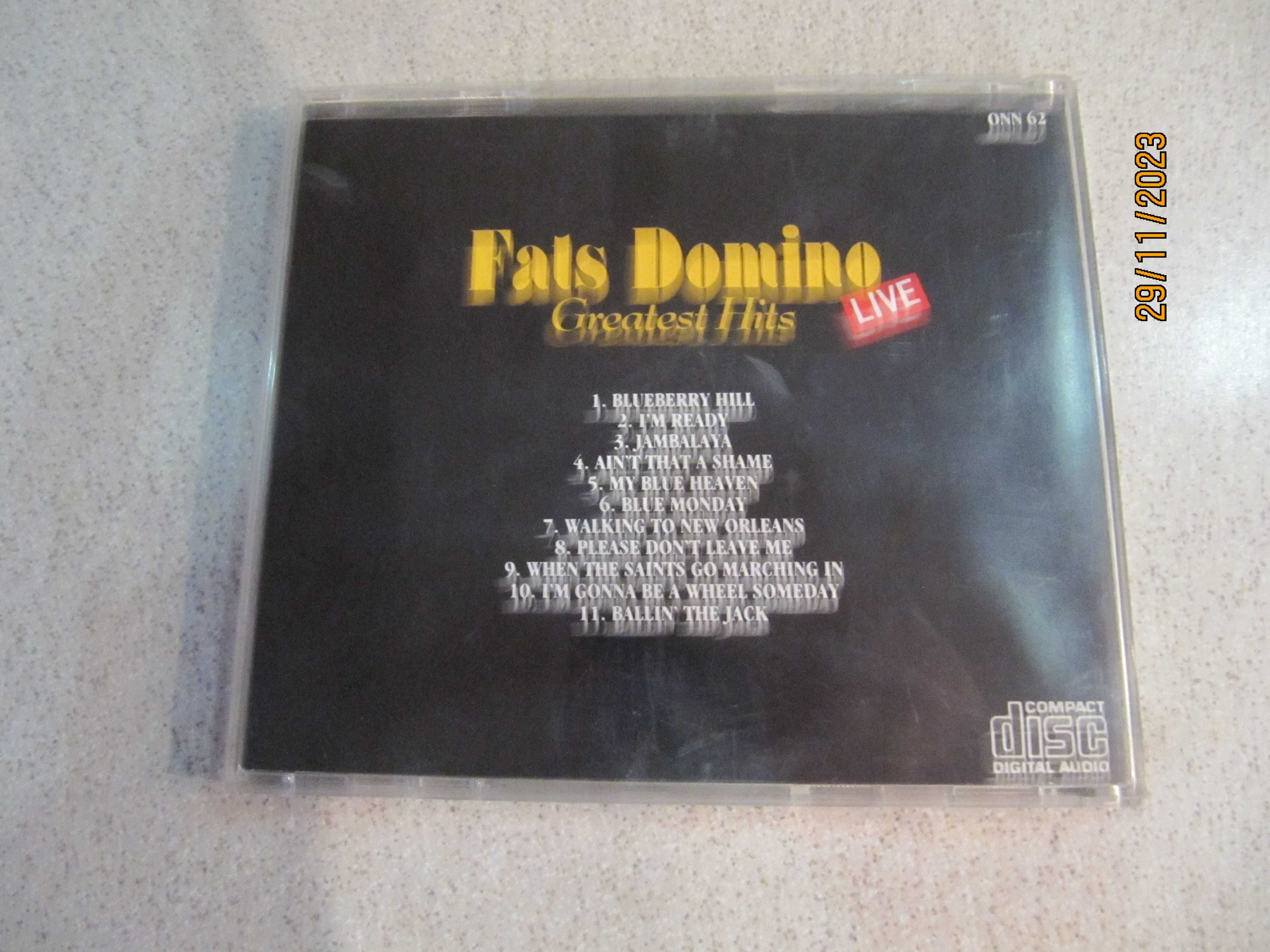 CD - Fats Domino – Greatest Hits Live