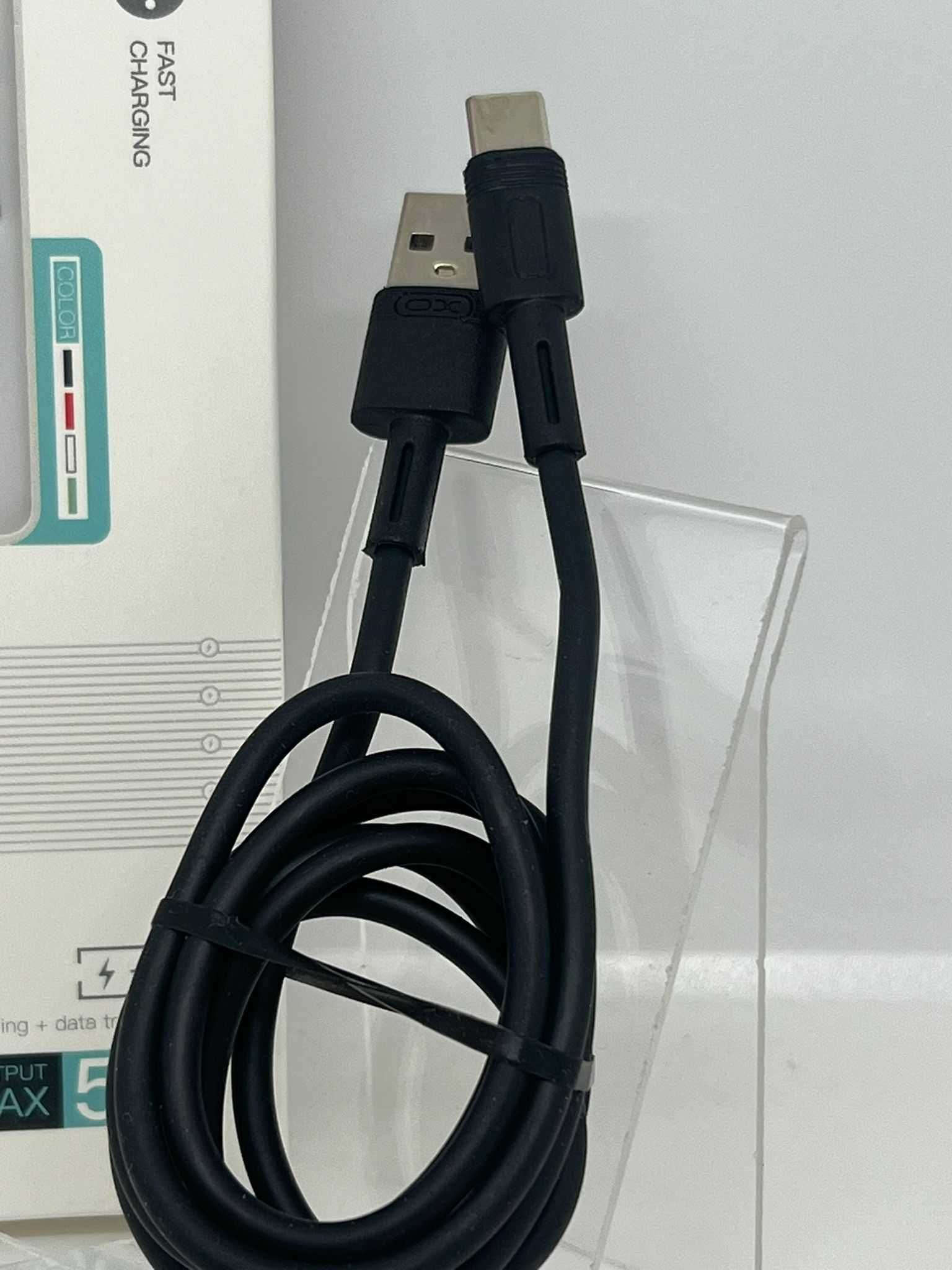 XO kabel NB-Q166 USB - USB-C 1,0 m 5A czarny