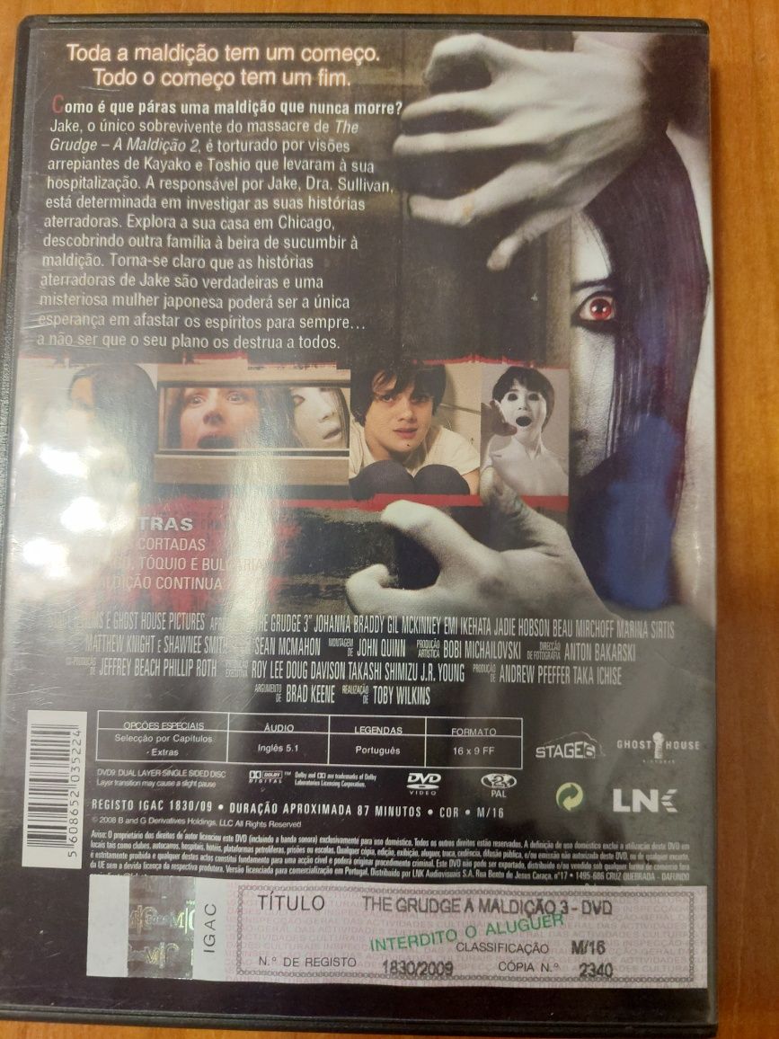 Dvd - The grudge a maldição 3
