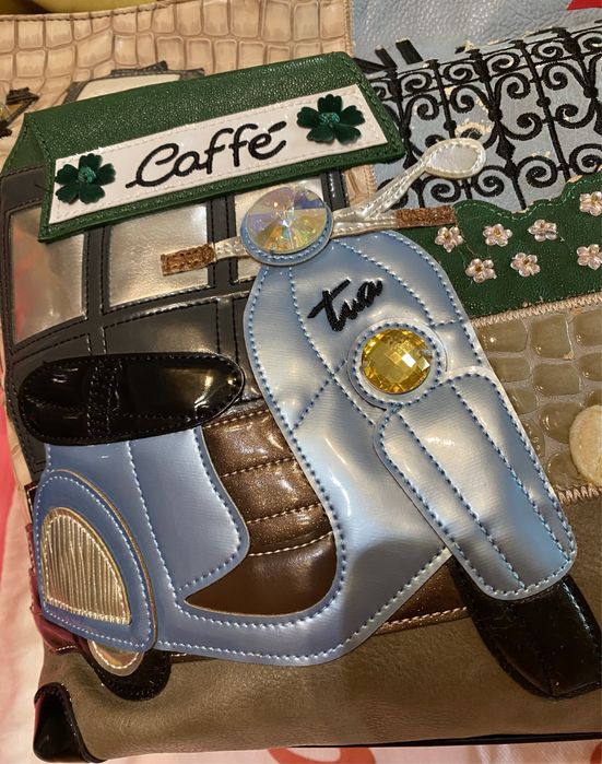 Carteira Braccialini Handicraft Art Anos 50