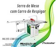 Serra de Mesa c/ carro de Respigar HOLZSTAR   JR19