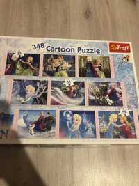 9 x Puzzle Trefl Kraina Lodu Frozen