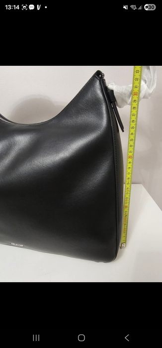 Torebka Calvin Klein bagietka shopperka shopper oryginalna czarna