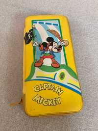 Estojo Escolar Captain Mickey da Ambar Anos 80 novo