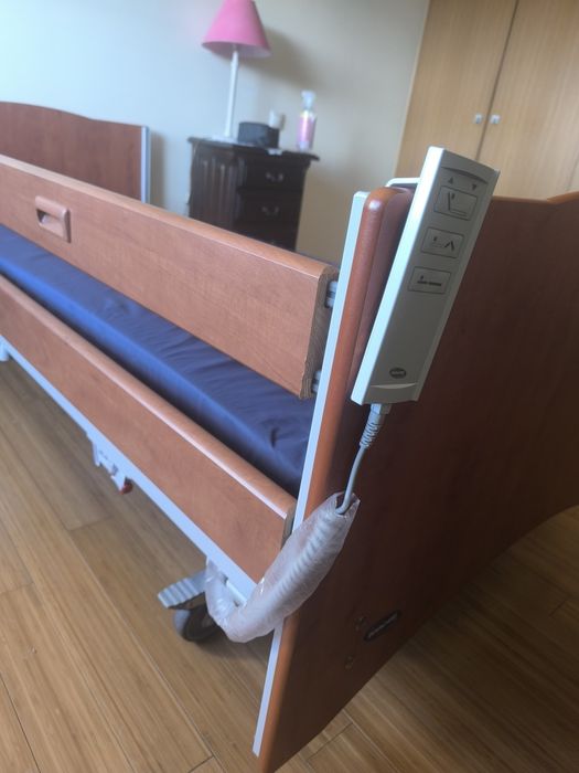 Cama articulada+colchão anti escaras