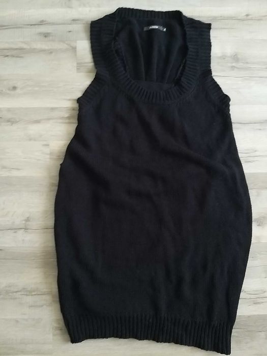 Czarny bezrękawnik ciążowy Blend She XL
