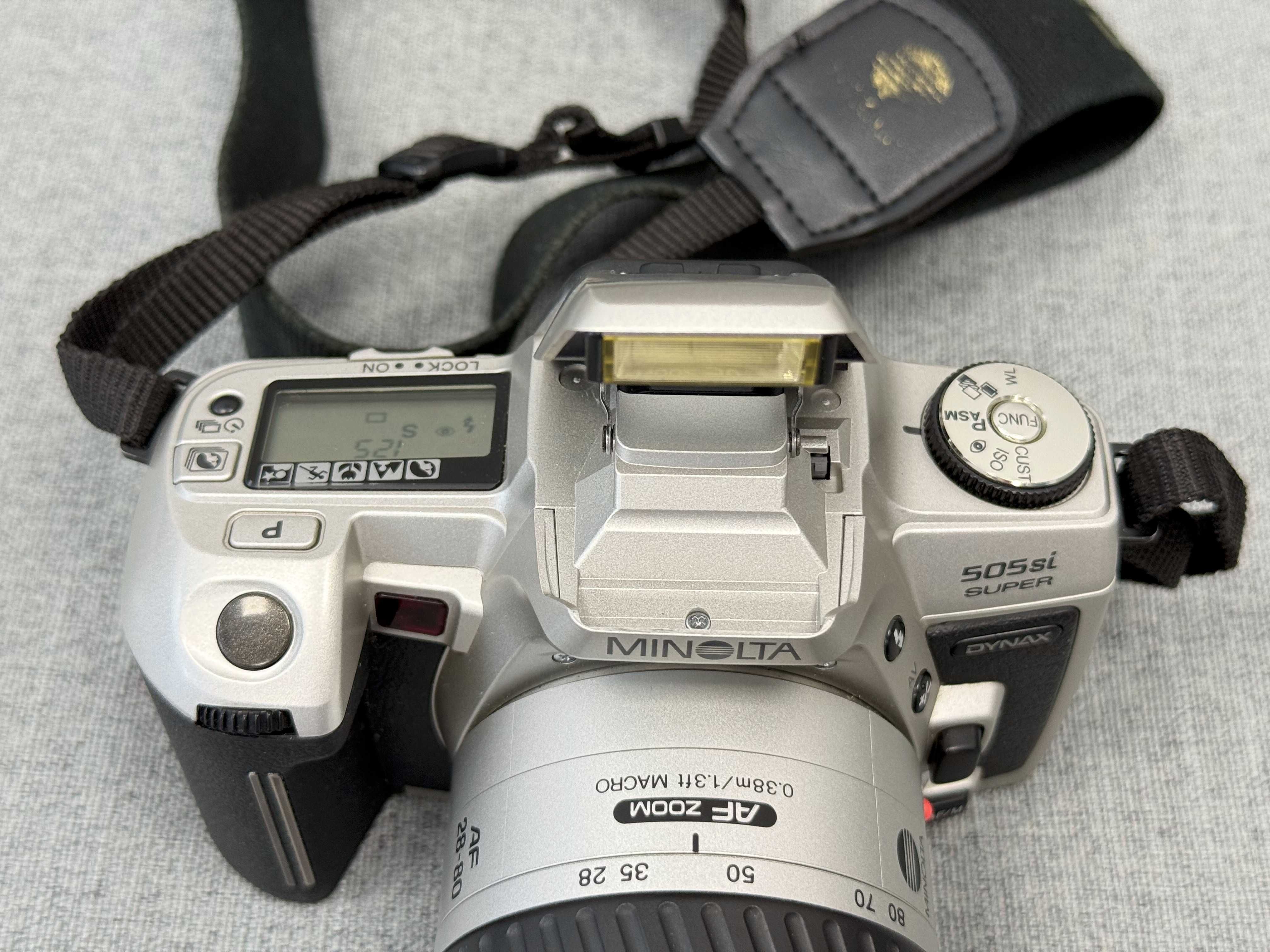 Minolta Dynax 505si Super + obiektyw 28–80 mm | Super Zestaw