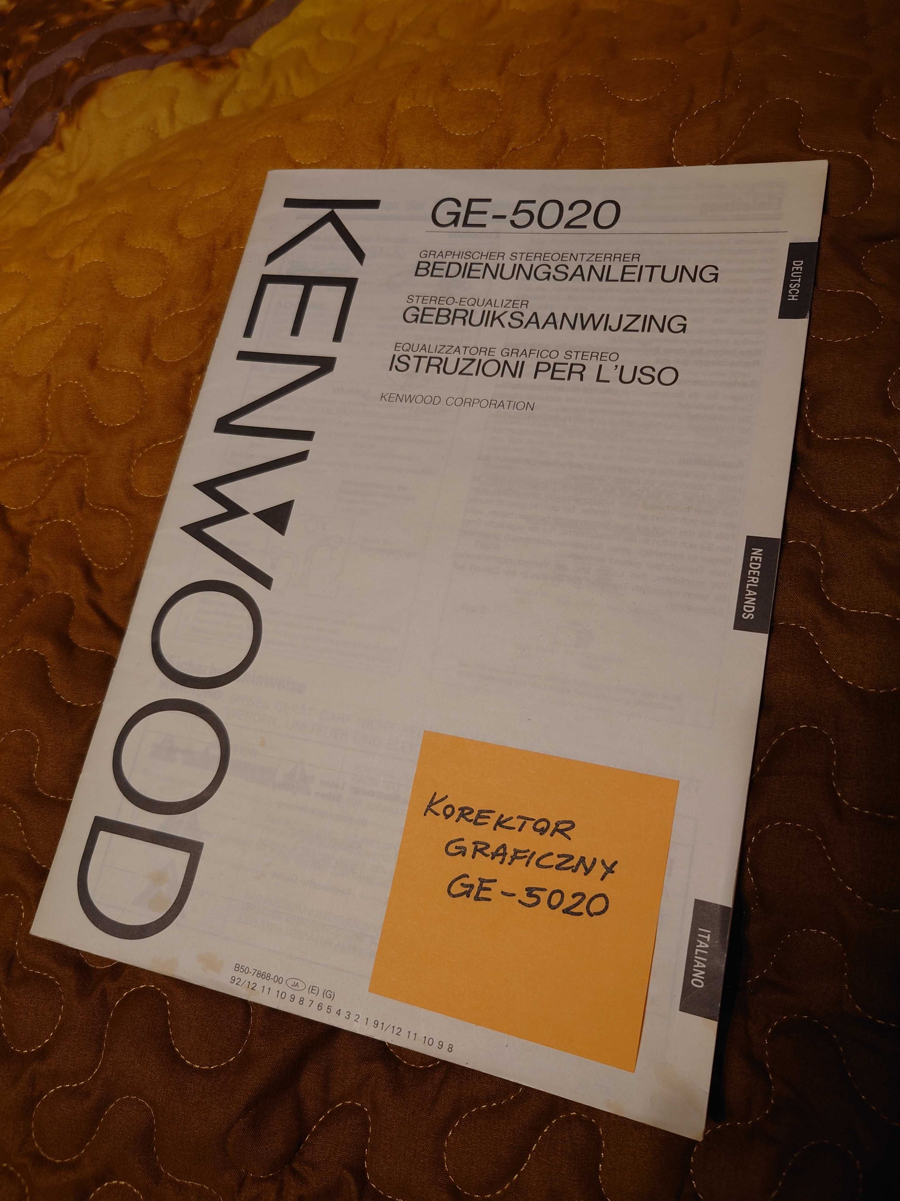 Korektor Kenwood GE-5020 - PERFEKT