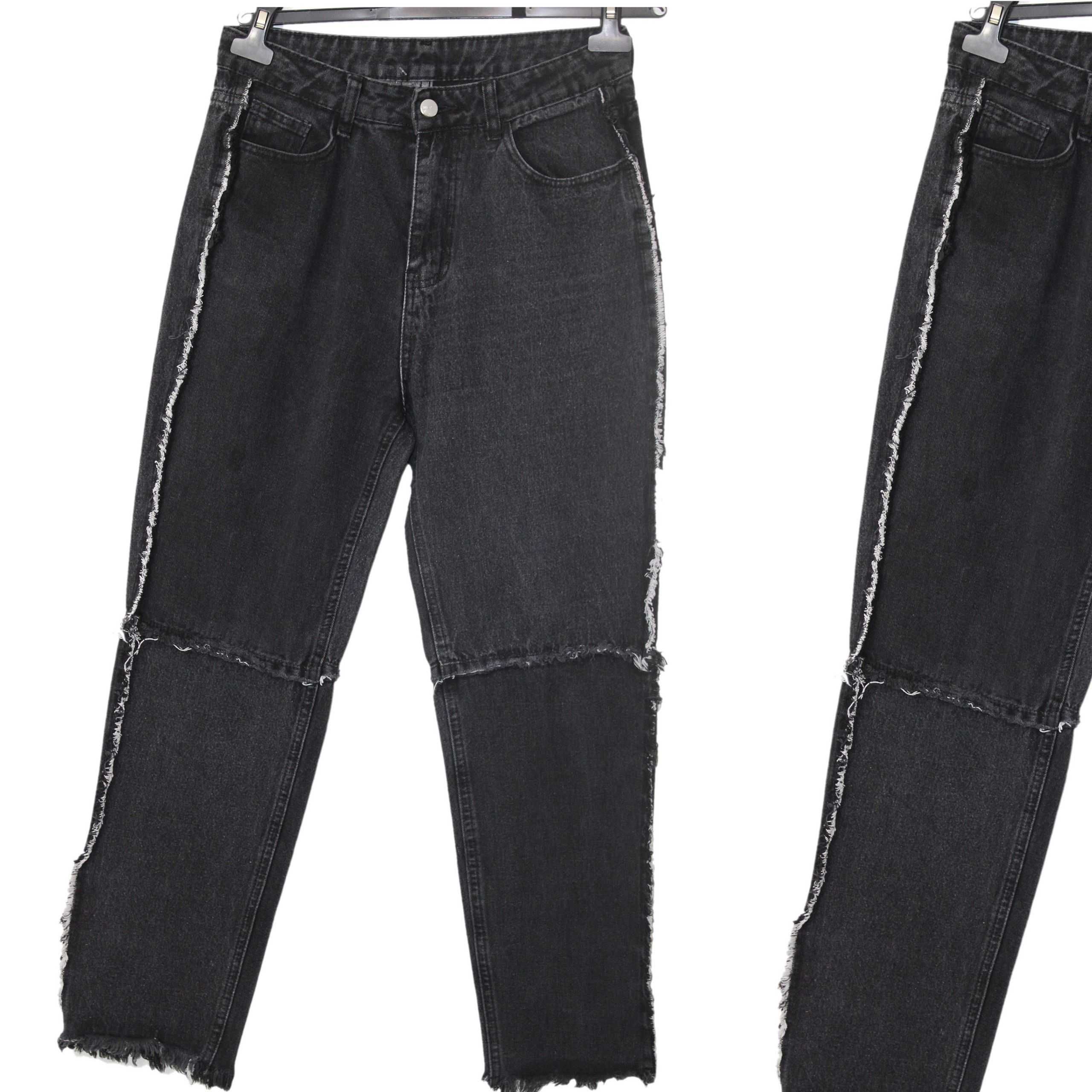 x4 SHEIN Stylowe Postrzępione Damskie Spodnie Jeans 38 M