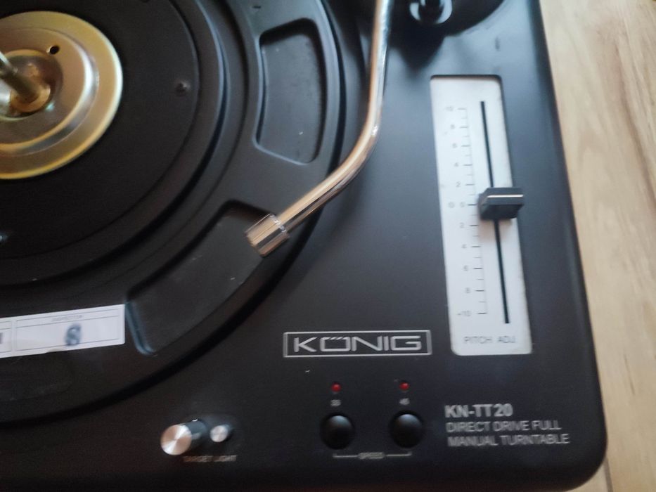 WYPRZEDAŻ! Gramofon DJ König Direct drive- nóżki ,silnik części do Tec