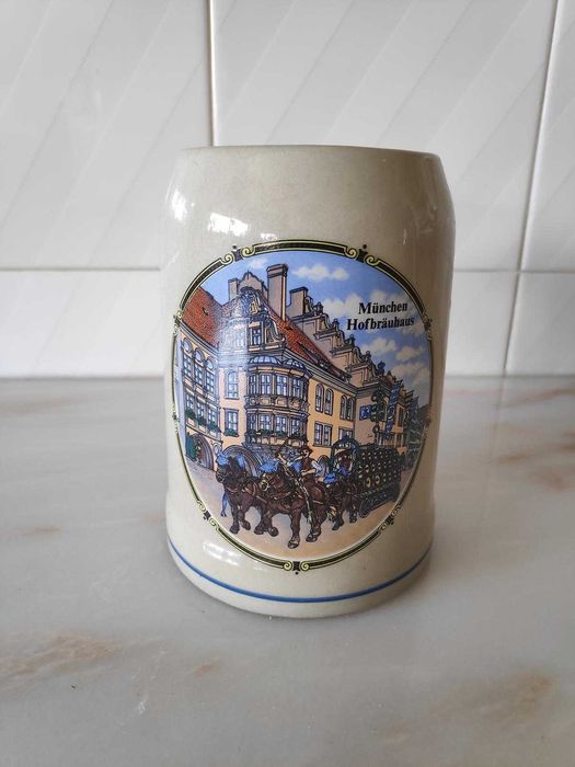 Caneca 0,5l cerveja Alemã, Baviera