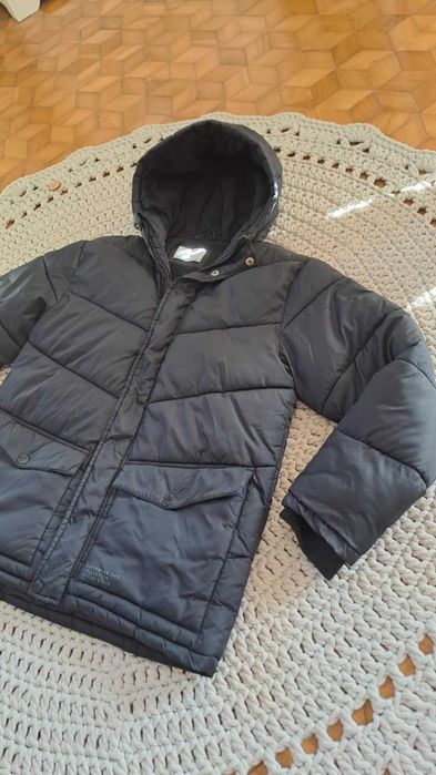 Kurtka Reserved, chłopięca, czarna, r. 158