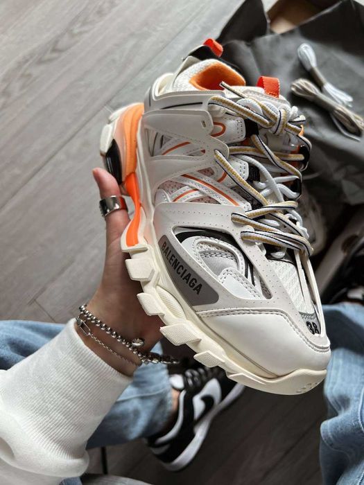 Кросівки Balenciaga Track 3.0 Premium White Orange