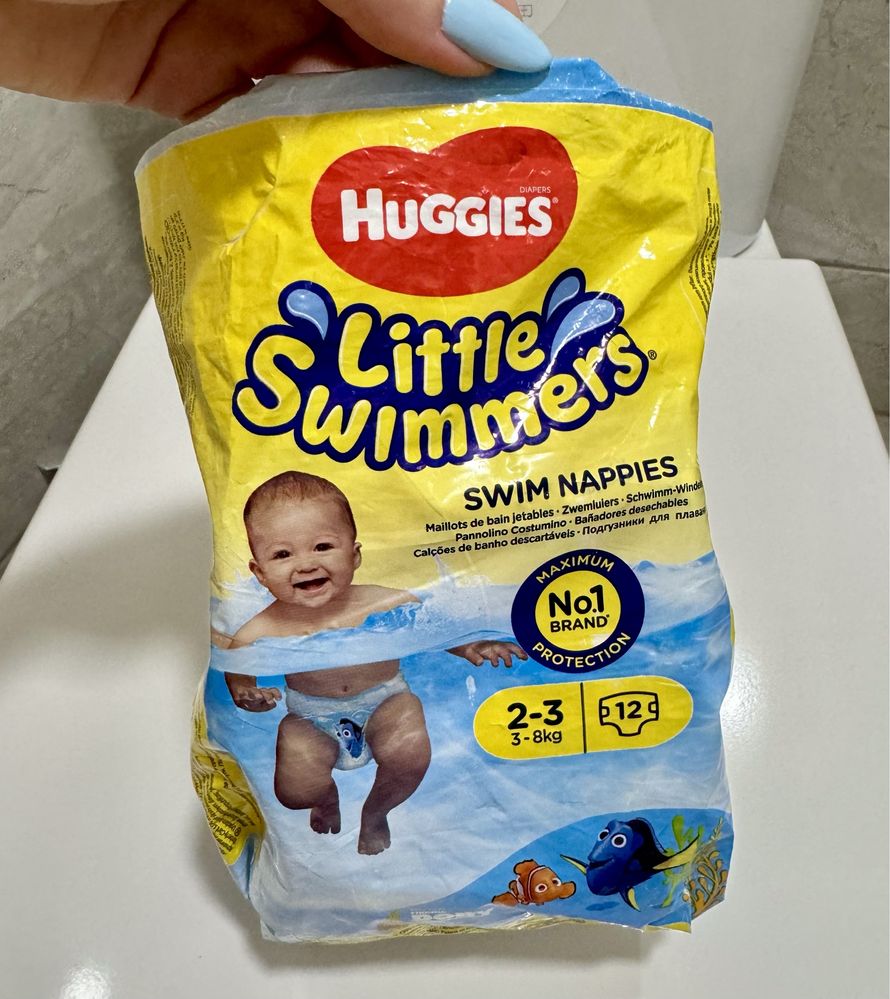 Підгузки Huggies little swimmers 3-8 кг