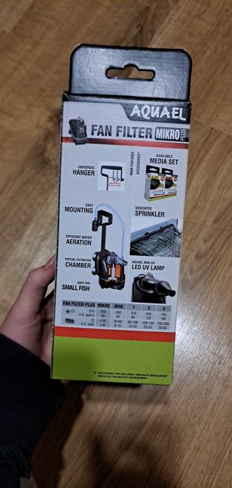 mały filtr do akwarium