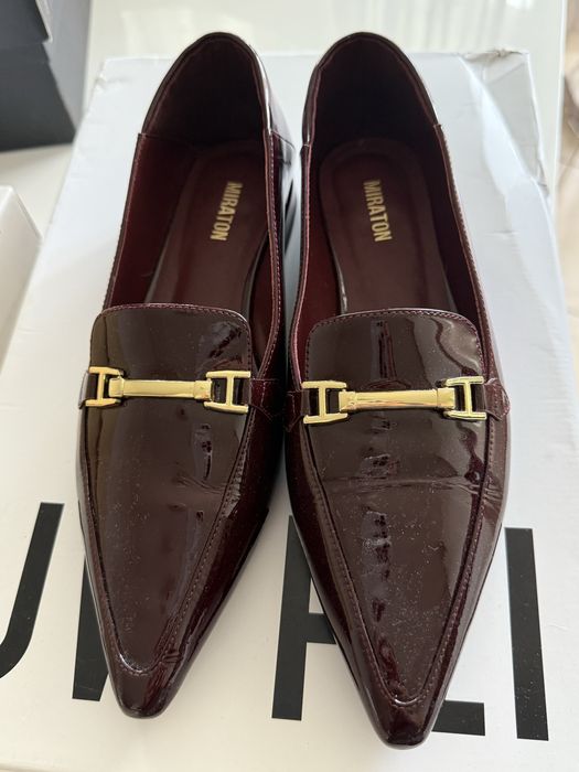 Лофери жіночі колір марсала