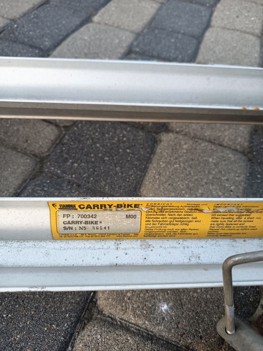 Bagażnik rowerowy na dyszel przyczepy fiamma