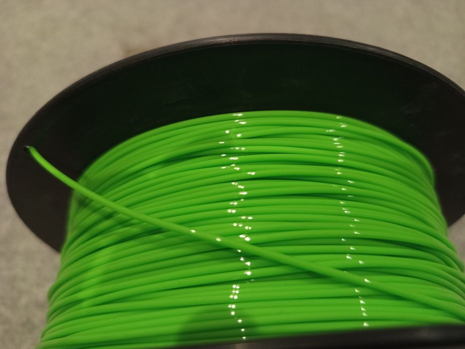 Filament PLA do drukarki 3D - Zielony - tanio!
