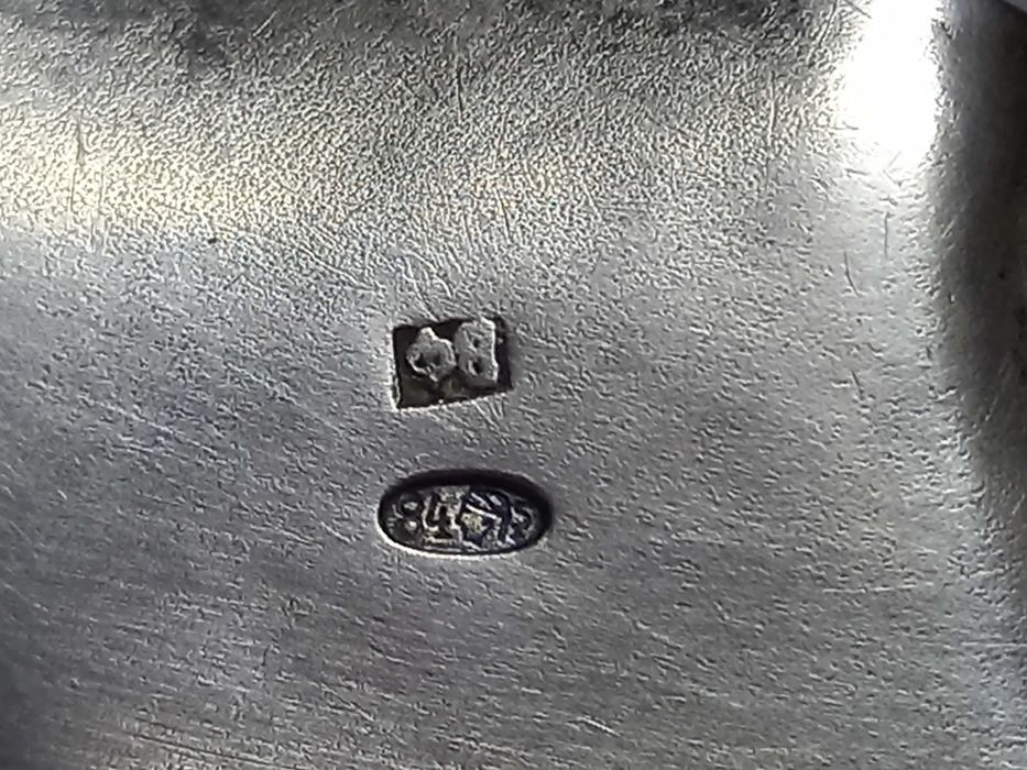 Patera, koszyczek na owoce, srebro 84 Rosja 523 g