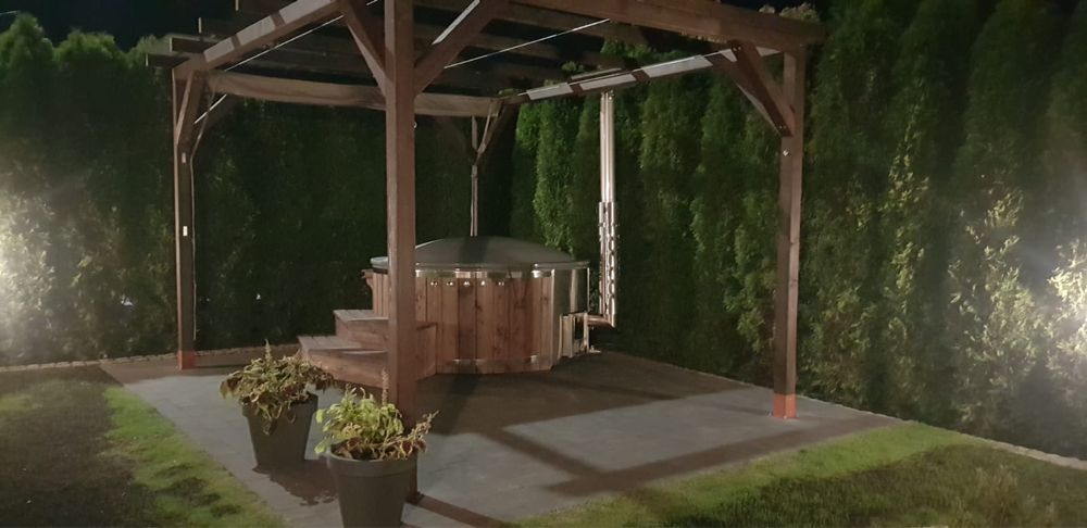 Balia bania Jacuzzi ogrodowa gorąca beczka