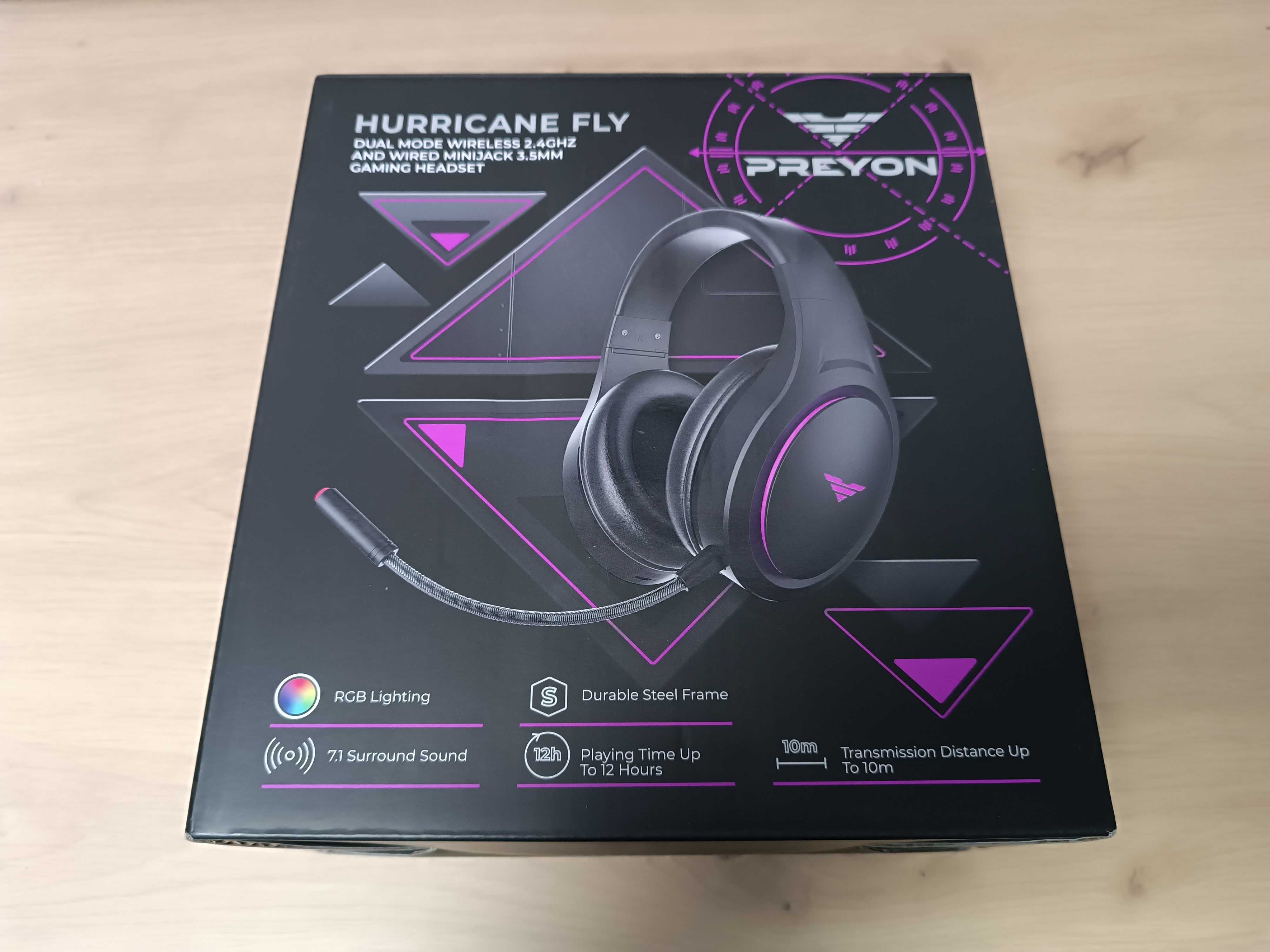 Słuchawki Preyon Hurricane Fly BEZPRZEWODOWE