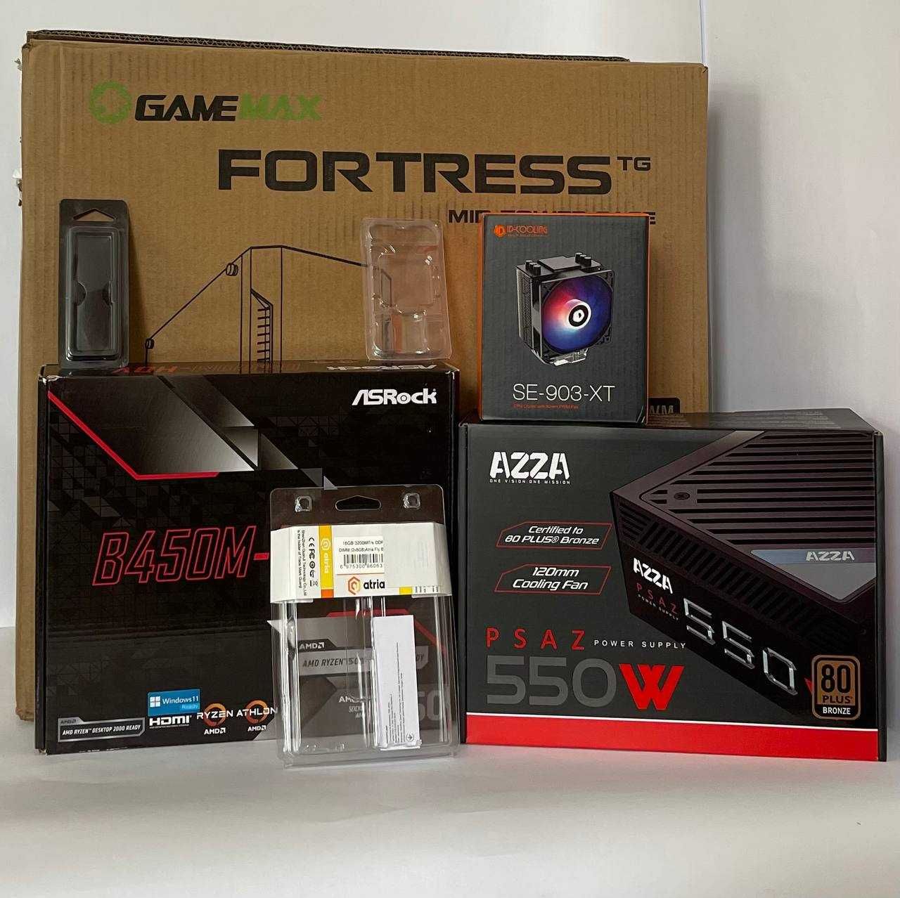 Топовий ПК! Гарантія! GTX 1080 Ti Ryzen 5 5500 16gb DDR4 M2 SSD HDD!