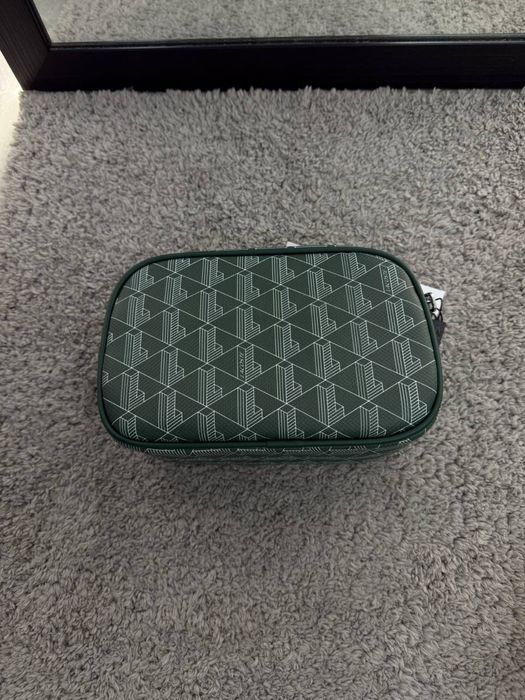 Месенджер Lacoste Monogram зелений/ сумка лакоста монограм зелена