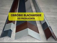 Obróbka okapu, blacha płaska, dekarska- OD RĘKI/POD WYMIAR