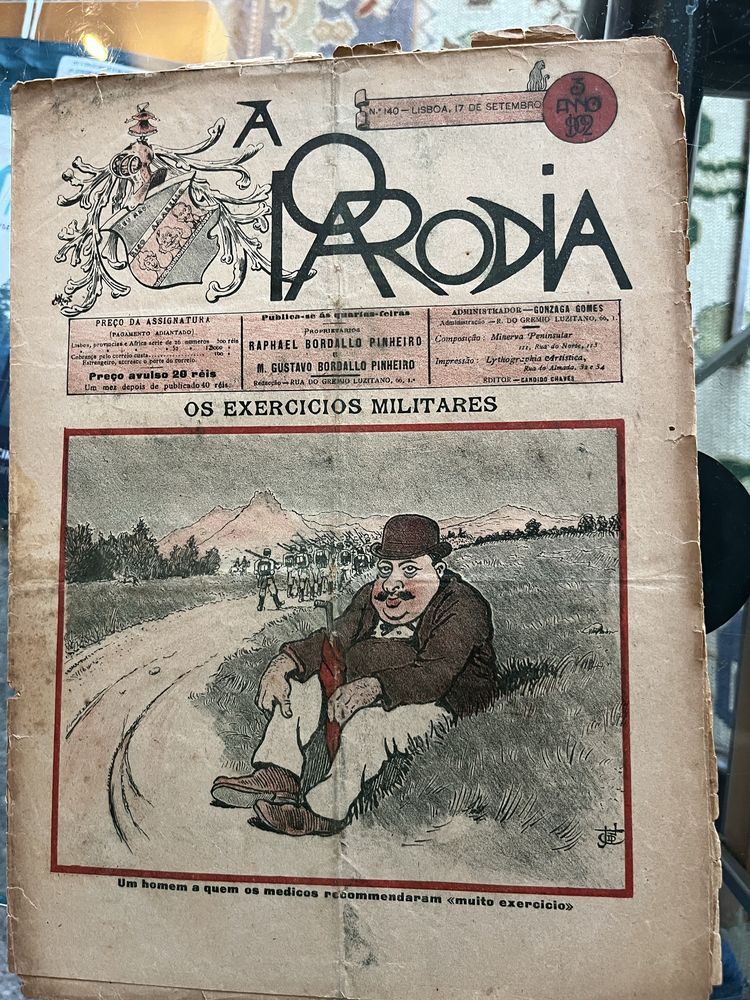 Jornal a parodia e comedia portuguesa