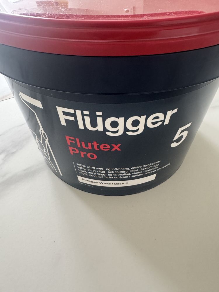 NOWA farba Flugger Flutex Pro 5 5341 ciepla biel 10l