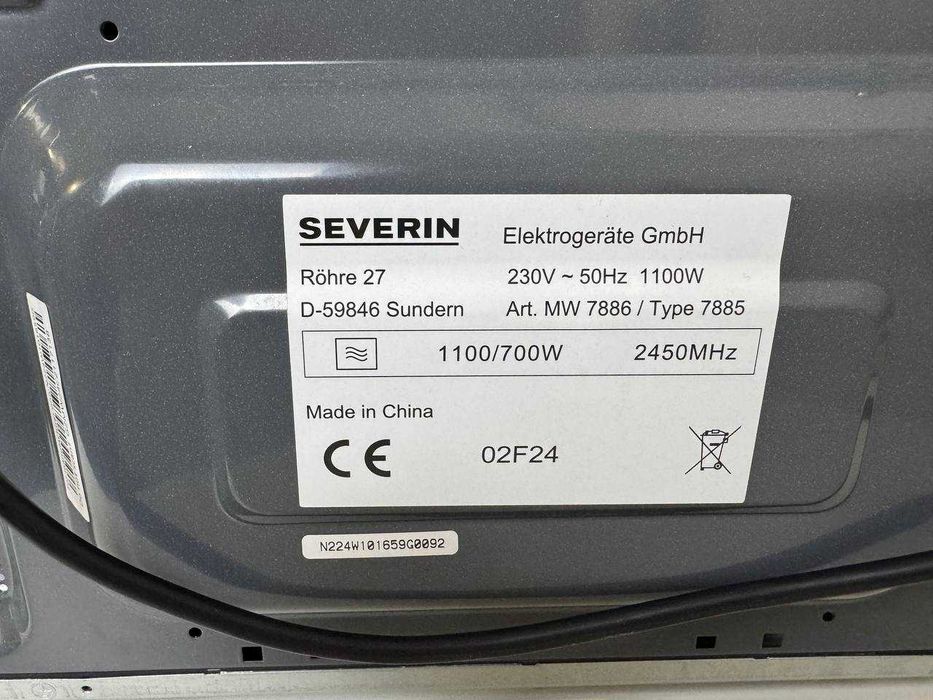 Severin MW 7886 kuchenka mikrofalowa wolnostojąca, 700W, 17L