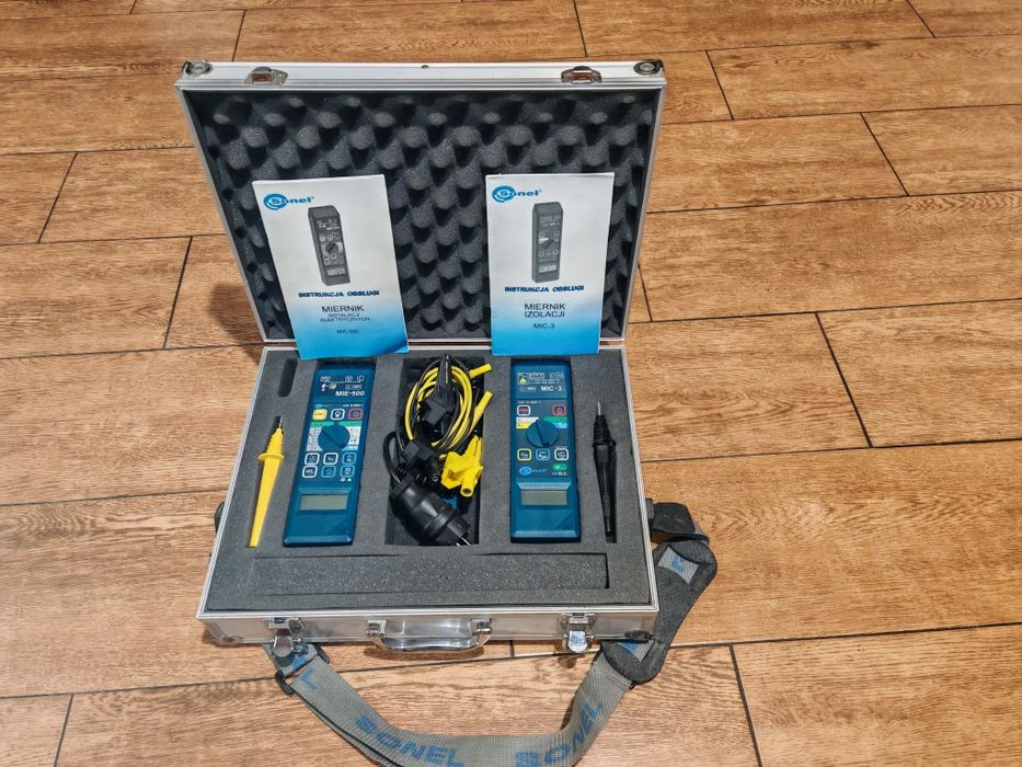 Sonel MIE-500 i MIC-3 zestaw.