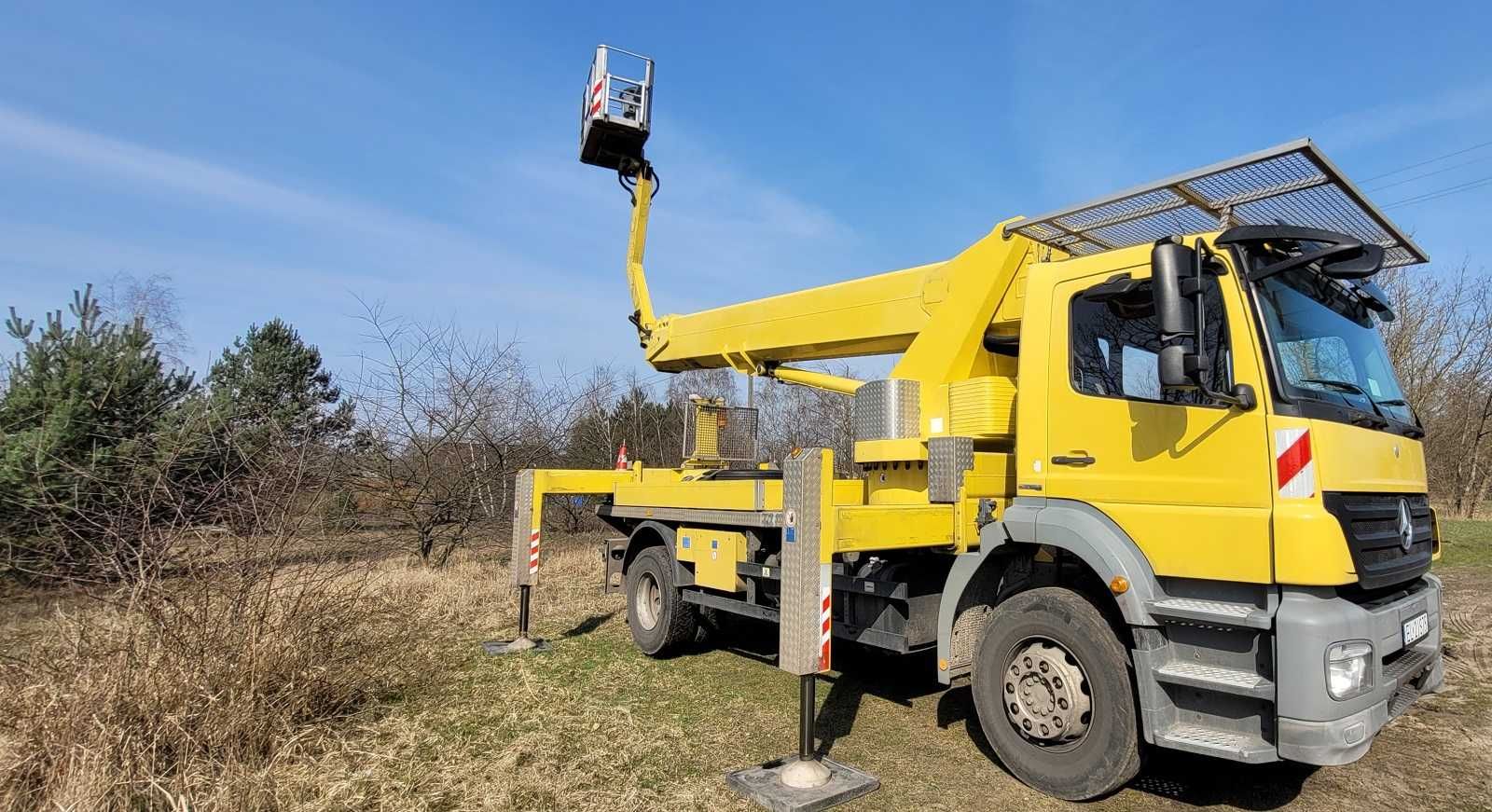 Podnośnik koszowy zwyżka 35m Wumag WT350 Palfinger 270 Ruthmann podest