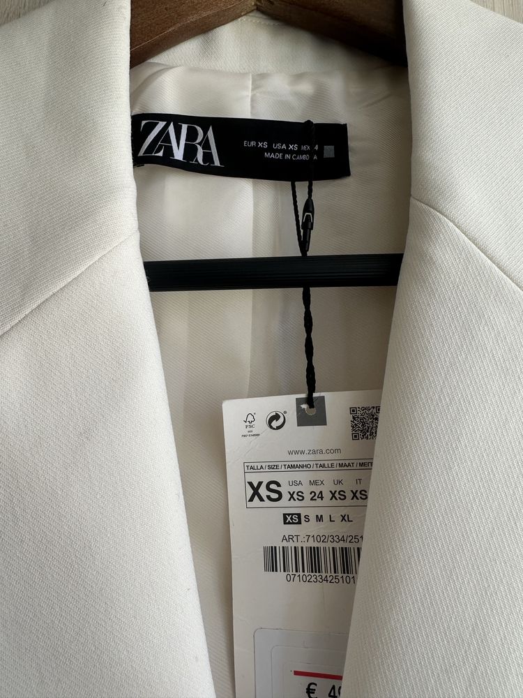 Піджак Zara розмір XS на S