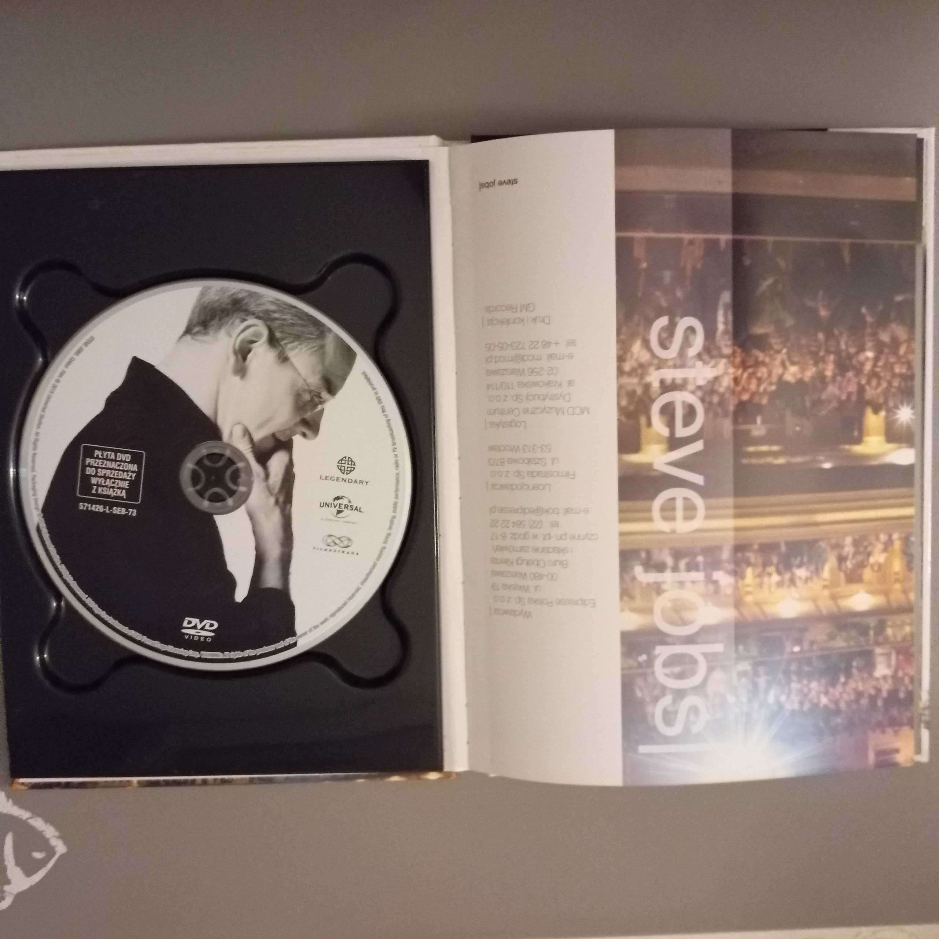 Steve Jobs, film DVD + książka, stan bdb