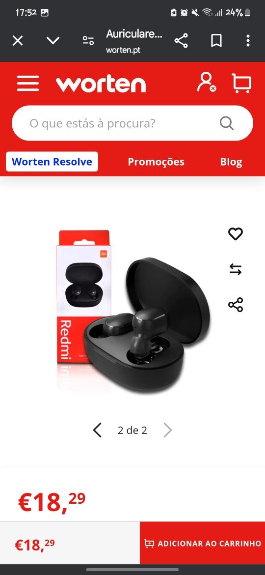 Fones Redmi Air dots 2