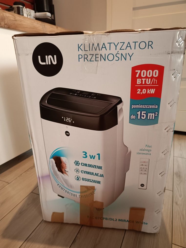 Nowy klimatyzator Lin Tac 07CPB/DL2 2,0 KW