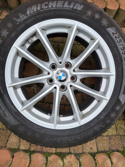 Felgi Bmw 17" 5x112 Opony zimowe 225/55/17 Audi/Vw/Skoda/Seat