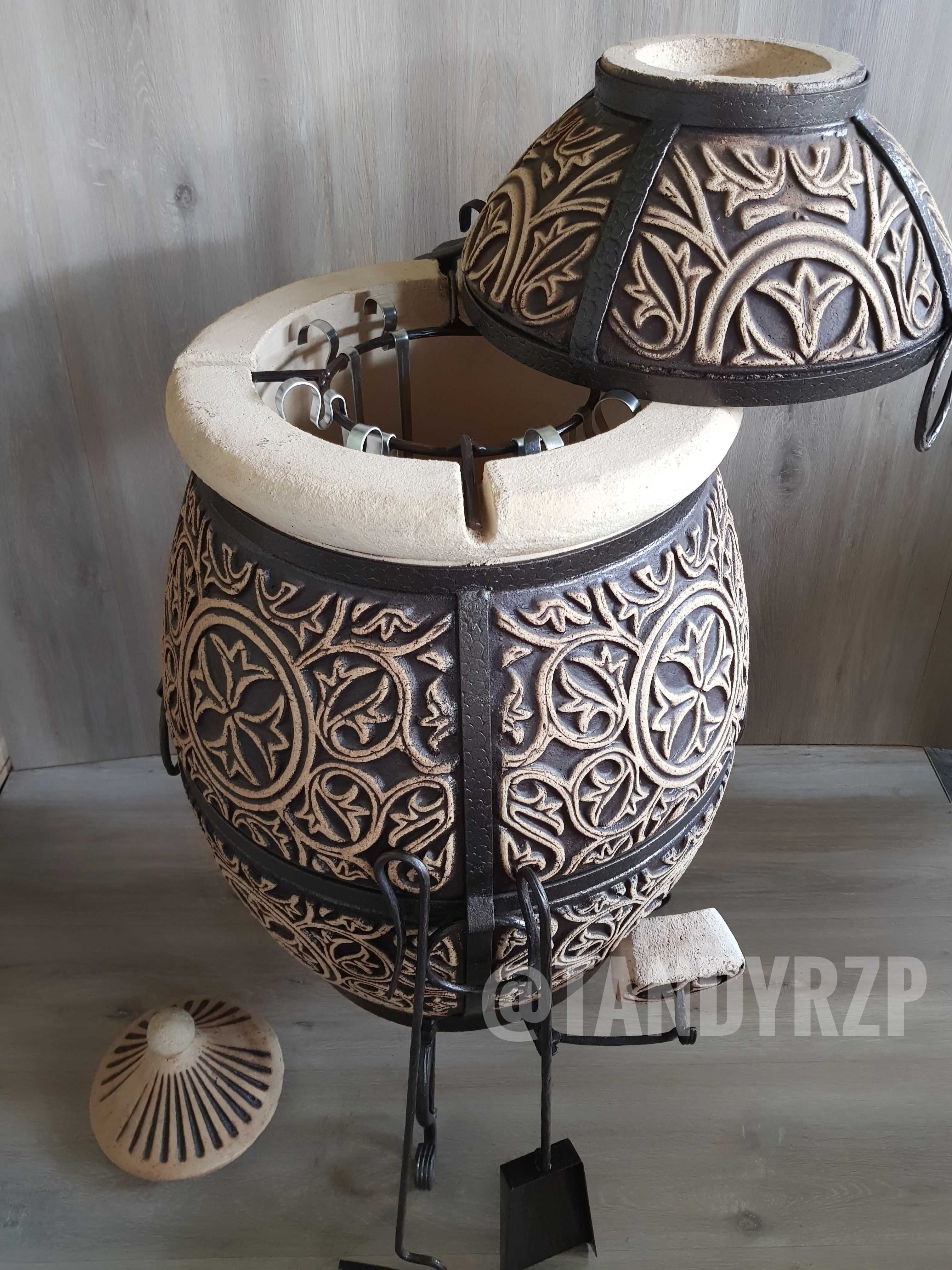 Купити ТАНДИР Батир 110  з механізмом кришки і піддувала. ТАНДЫР Батыр
